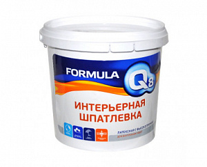 Шпатлевка интерьерн. латекс FORMULA Q8 3 кг